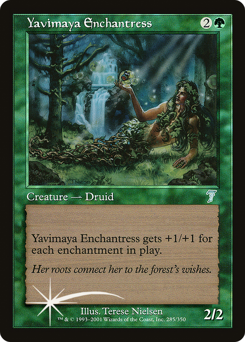 Yavimaya Enchantress (7ED-285★) - uncommon - Foil