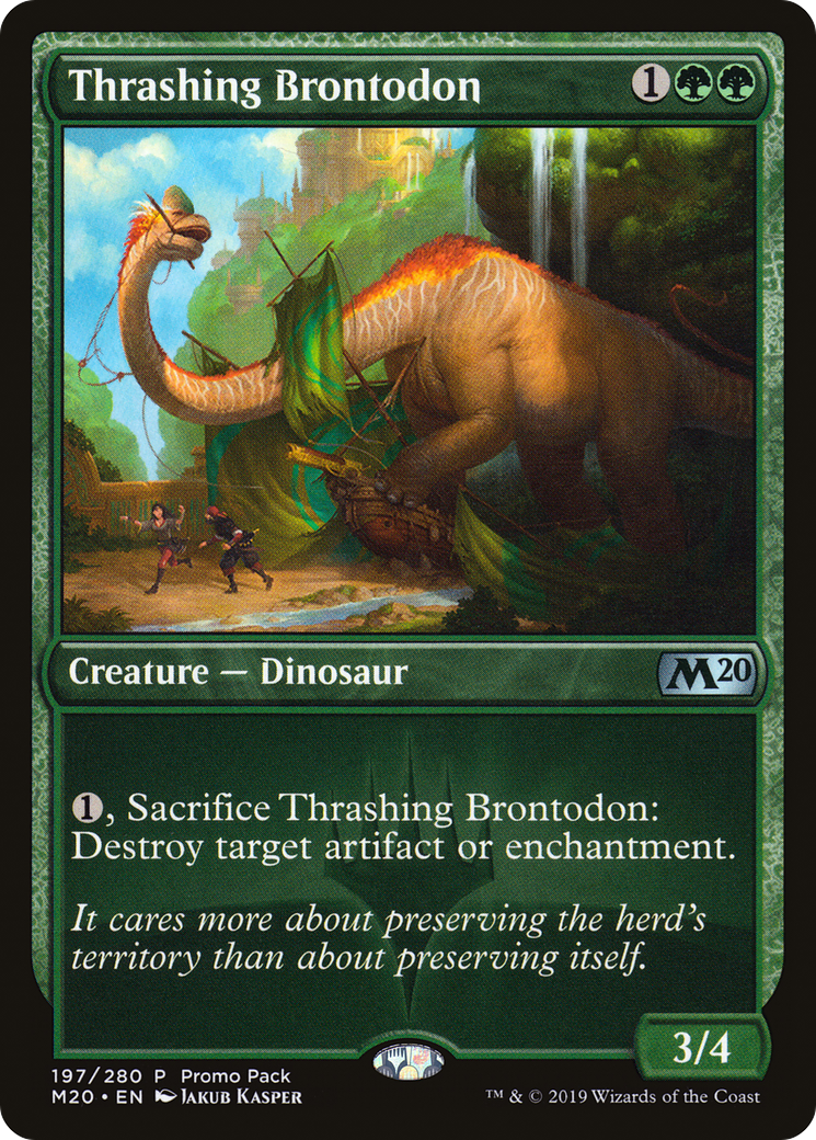 Thrashing Brontodon (PPM20-197) - uncommon - Foil