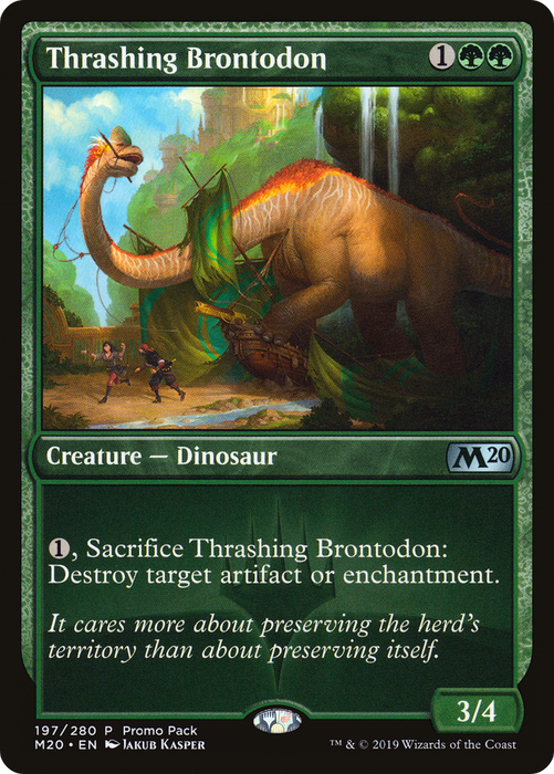 Thrashing Brontodon (PPM20-197) - uncommon - Foil