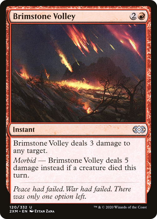 Brimstone Volley (2XM-120) - uncommon