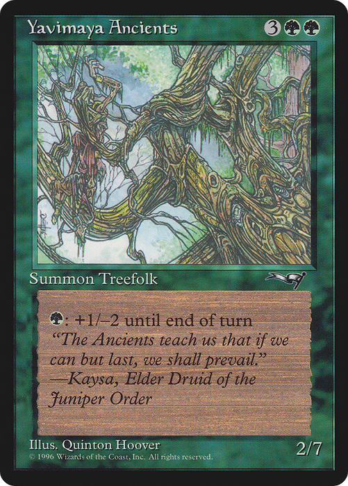 Yavimaya Ancients (ALL-104A) - common