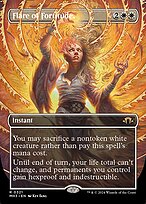 Flare of Fortitude (MH3-321) - rare (Borderless) - Foil
