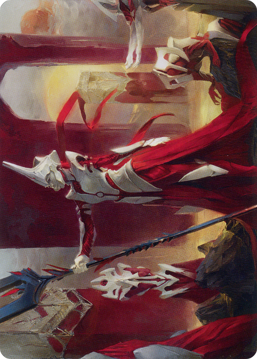 Porcelain Zealot // Porcelain Zealot (AONE-008) - common (Borderless) - Foil