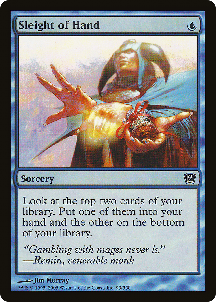 Sleight of Hand (9ED-99★) - common - Foil