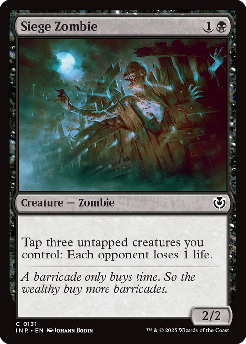 Siege Zombie (INR-131) - common - Foil