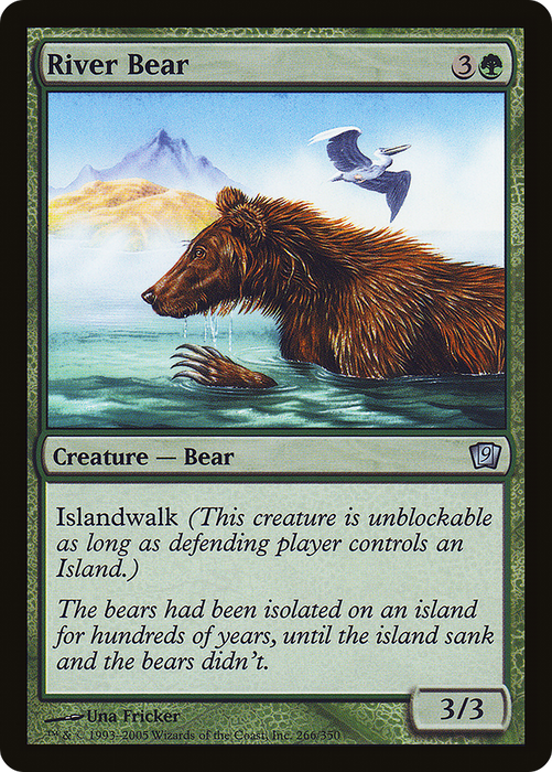 River Bear (9ED-266★) - uncommon - Foil