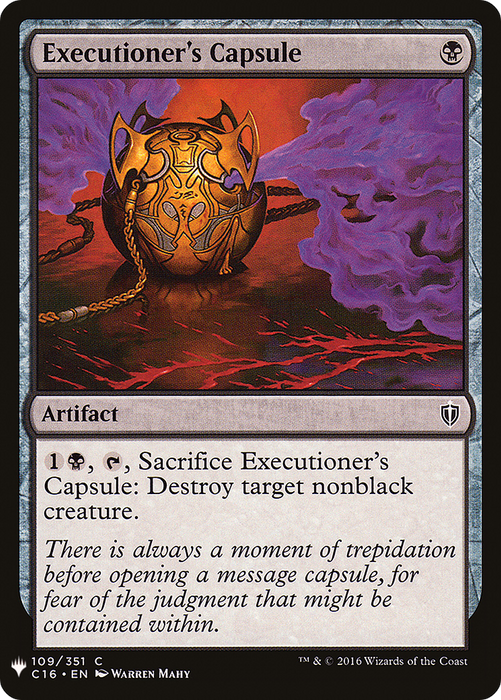 Executioner's Capsule (LIST-C16-109) - common