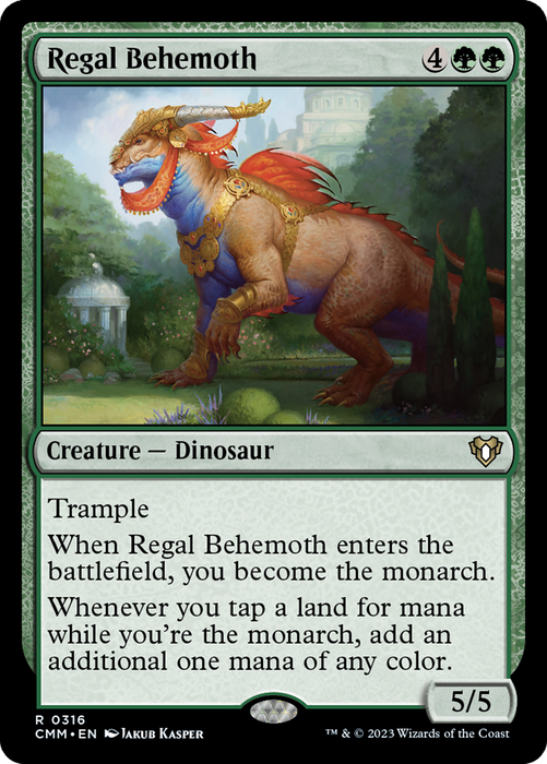 Regal Behemoth (CMM-316) - rare - Foil