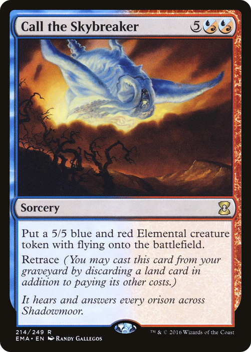 Call the Skybreaker (EMA-214) - rare - Foil