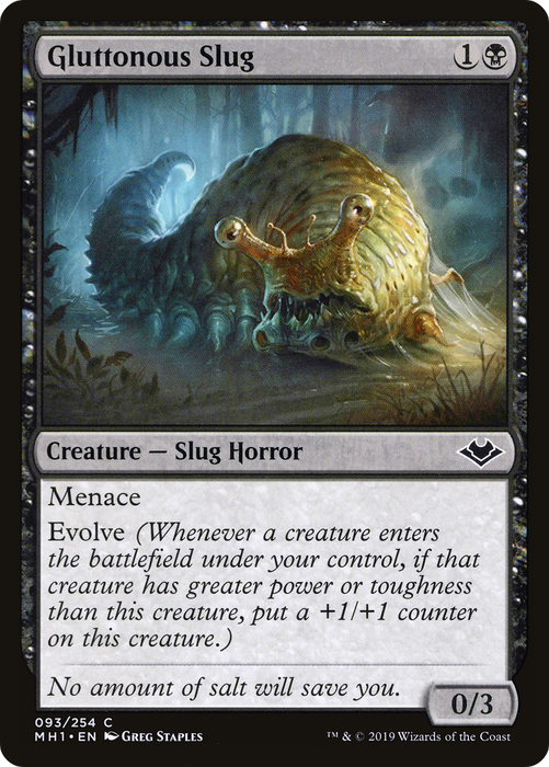 Gluttonous Slug (MH1-093) - common