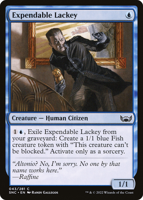 Expendable Lackey (SNC-043) - common