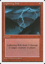 Lightning Bolt (4ED-208) - common