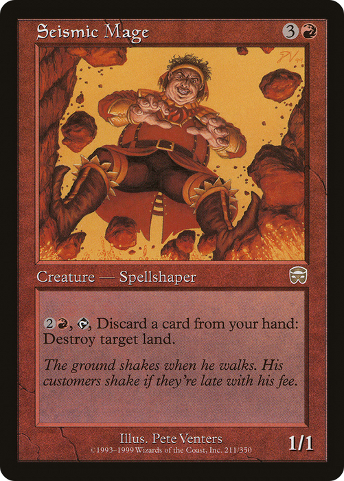Seismic Mage (MMQ-211) - rare - Foil