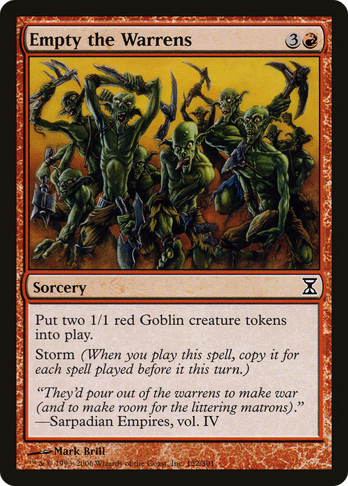 Empty the Warrens (TSP-152) - common - Foil