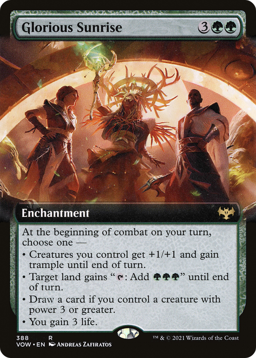 Glorious Sunrise (VOW-388) - rare: (Extended Art)