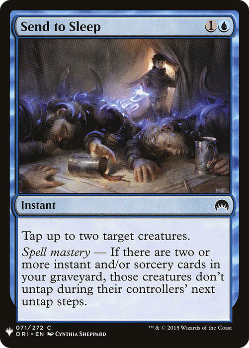 Send to Sleep (LIST-ORI-71) - common