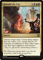 Rebuild the City (PPLCI-43P) - rare - Foil