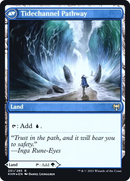 Barkchannel Pathway // Tidechannel Pathway (PRE-251S) - rare - Foil