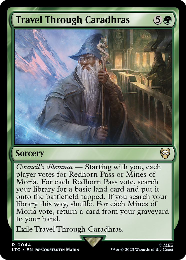 Travel Through Caradhras (LTC-044) - rare