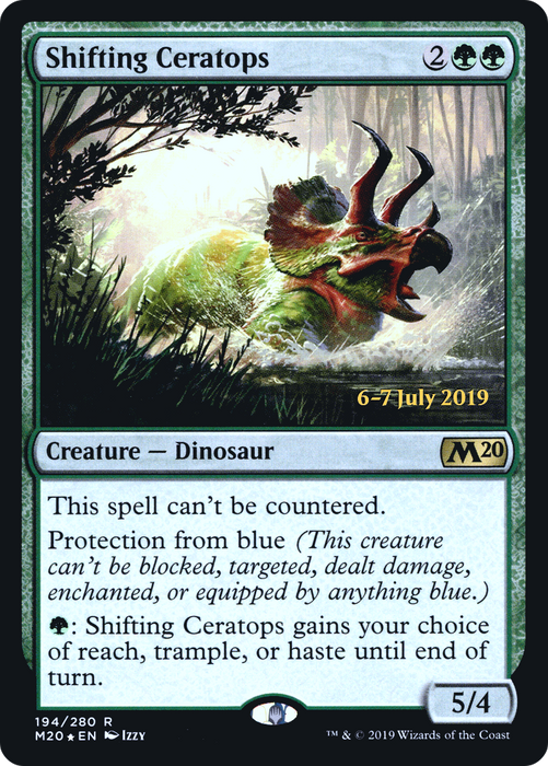 Shifting Ceratops (PRE-194S) - rare - Foil