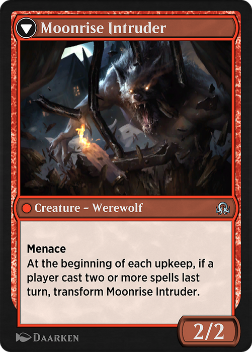 Village Messenger // Moonrise Intruder (SIR-184) - uncommon