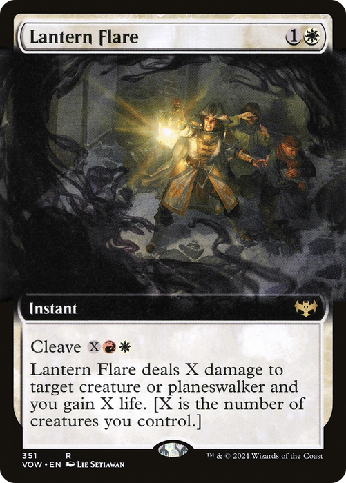 Lantern Flare (VOW-351) - rare: (Extended Art) - Foil