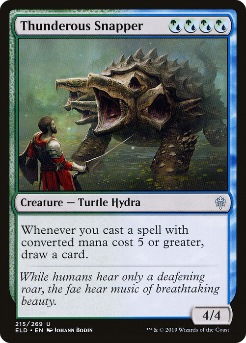 Thunderous Snapper (ELD-215) - uncommon - Foil