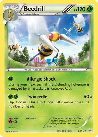 Beedrill (003/160) - XPC  - Rare