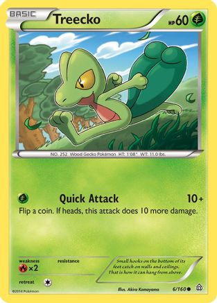 Treecko (006/160) - XPC  - Common