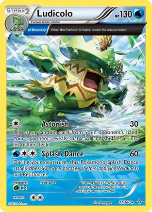 Ludicolo (Alpha) (037/160) - XPC  - Rare - Reverse Holofoil