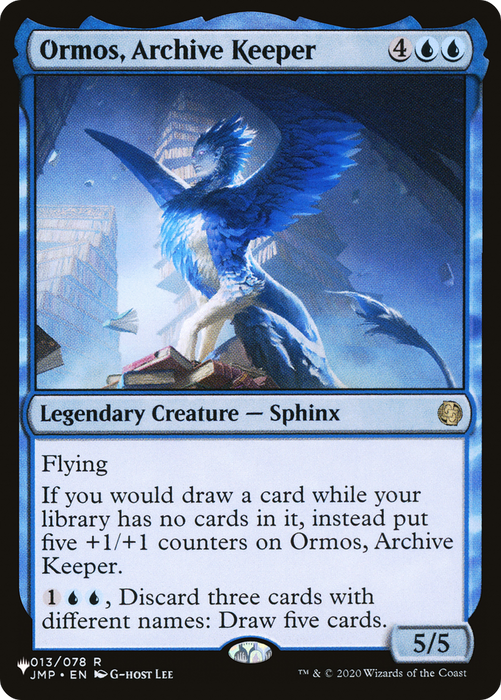 Ormos, Archive Keeper (LIST-JMP-13) - rare