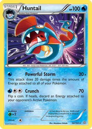 Huntail (050) - XPC  - Holo Rare - Reverse Holofoil
