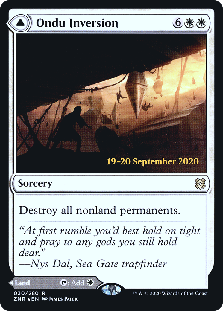 Ondu Inversion // Ondu Skyruins (PRE-30S) - rare - Foil