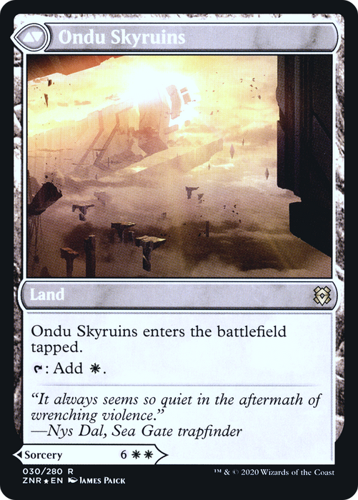 Ondu Inversion // Ondu Skyruins (PRE-30S) - rare - Foil