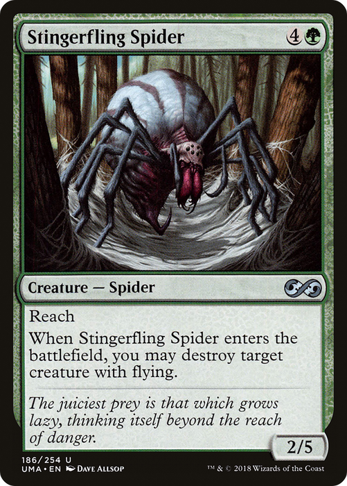 Stingerfling Spider (UMA-186) - uncommon