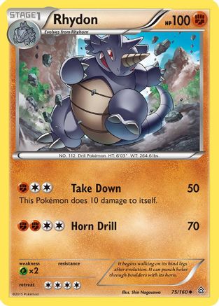 Rhydon (075) - XPC  - Uncommon