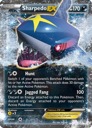 Sharpedo EX (091/160) - XPC  - Ultra Rare - Holofoil