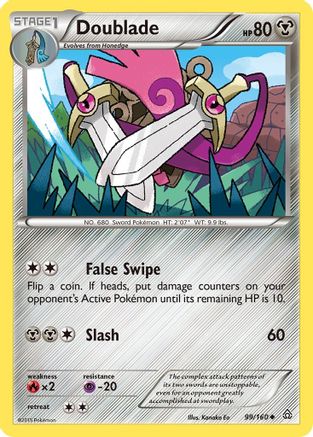 Doublade (099/160) - XPC  - Uncommon