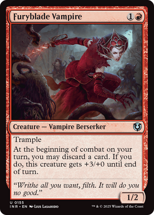 Furyblade Vampire (INR-155) - uncommon