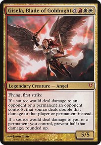 Gisela, Blade of Goldnight (OVER-209) - mythic