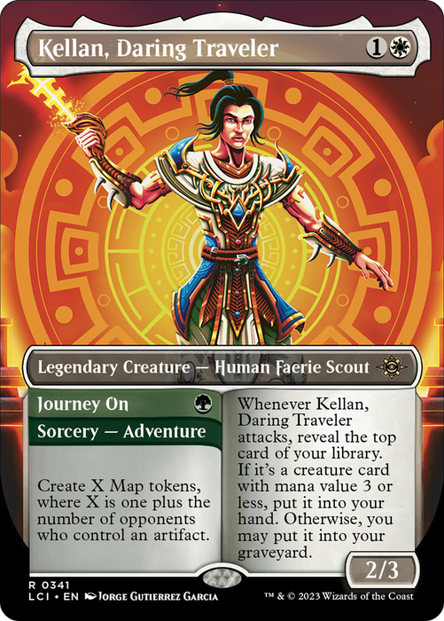 Kellan, Daring Traveler // Journey On (LCI-341) - rare (Borderless)