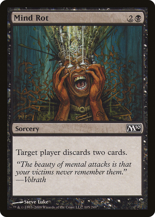 Mind Rot (M10-105) - common - Foil