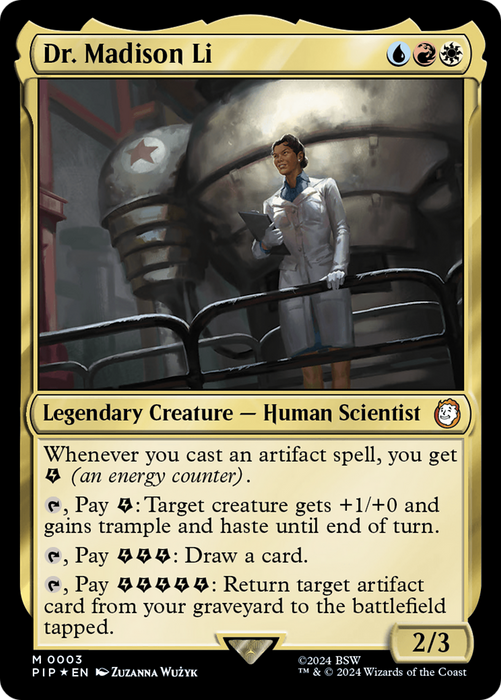 Dr. Madison Li (PIP-003) - mythic - Foil