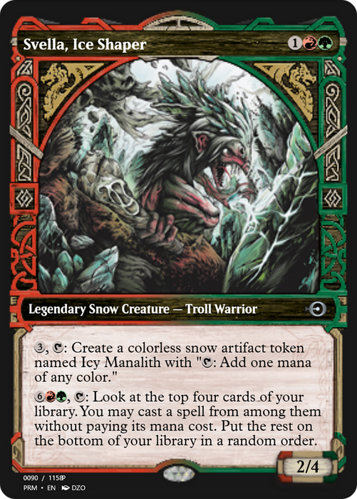 Svella, Ice Shaper (PRM-88380) - uncommon - Foil