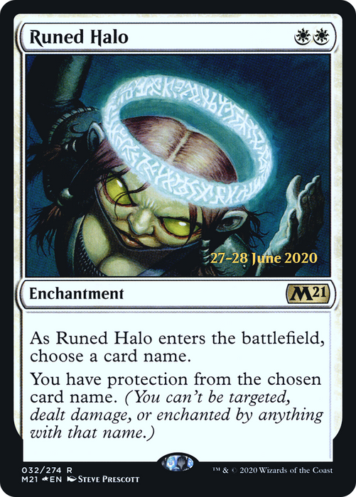 Runed Halo (PRE-32S) - rare - Foil
