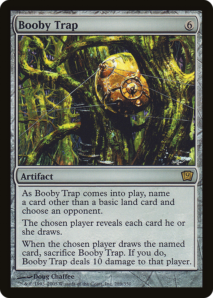 Booby Trap (9ED-289★) - rare - Foil