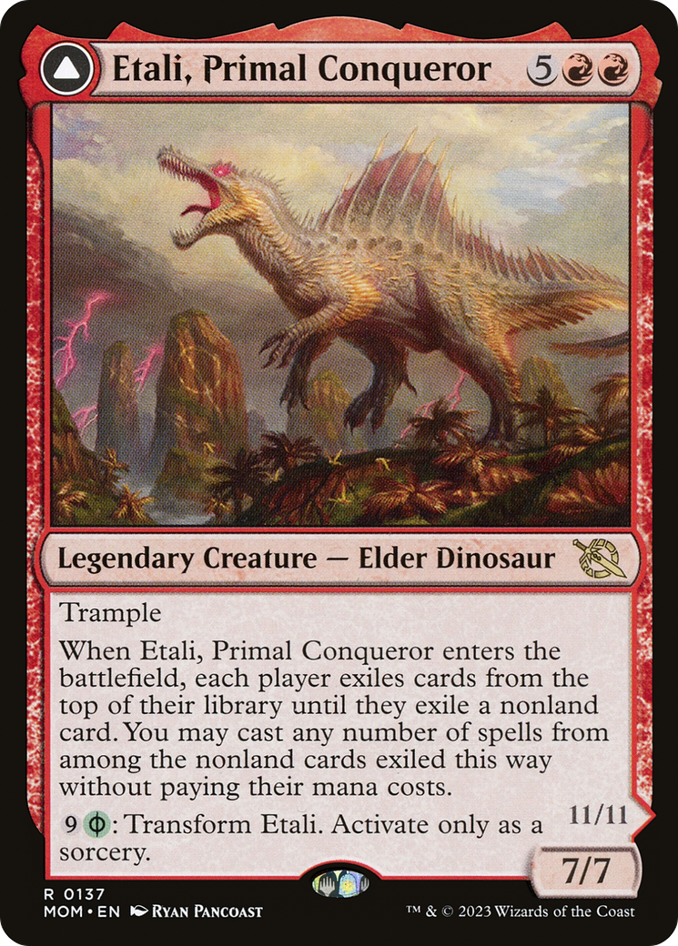 Etali, Primal Conqueror // Etali, Primal Sickness (MOM-137) - rare - Foil