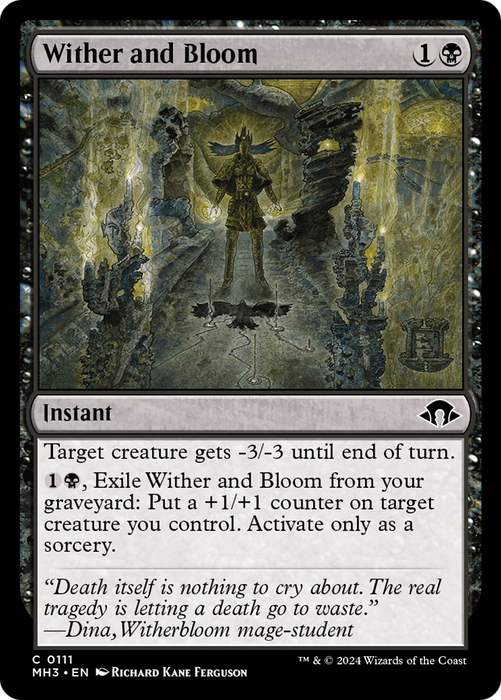 Wither and Bloom (MH3-111) - common - Foil