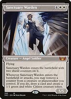 Sanctuary Warden (SNC-343) - mythic: (Showcase) - Foil