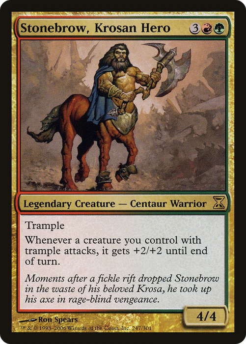 Stonebrow, Krosan Hero (TSP-247) - rare